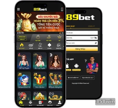 Đa dạng trò chơi Slots 358win