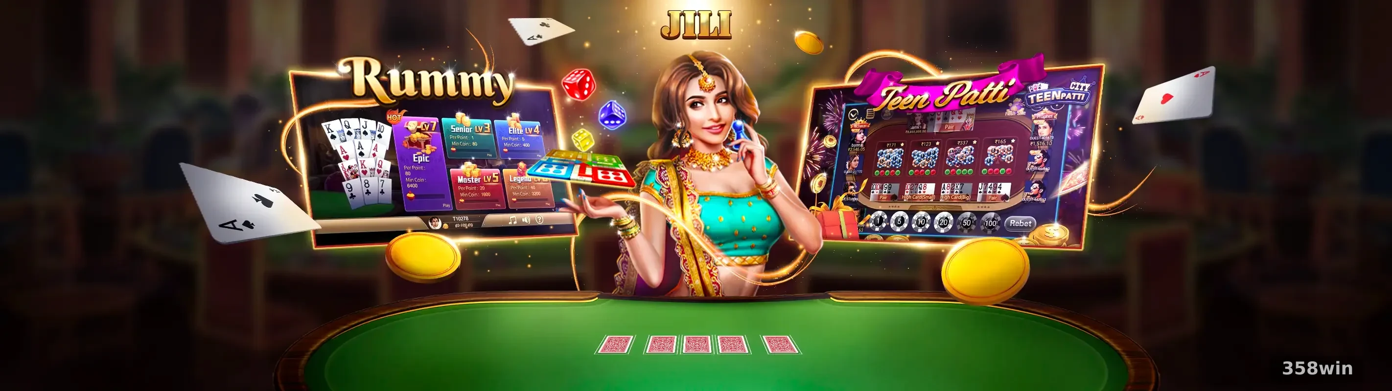 Sòng Bài Trực Tuyến 358win với Dealer xinh đẹp